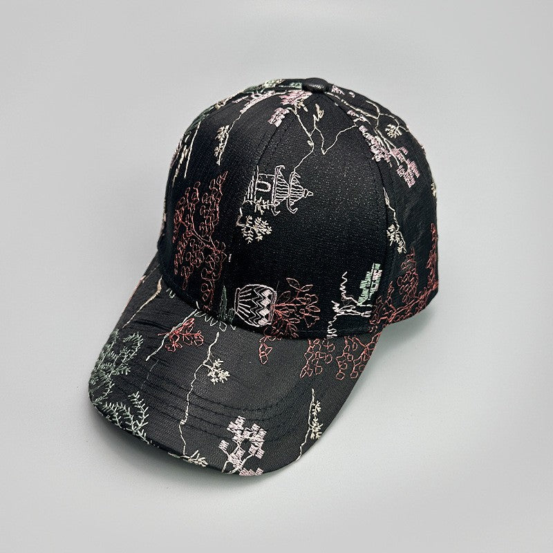 Lyra Vintage Print Baseball Cap