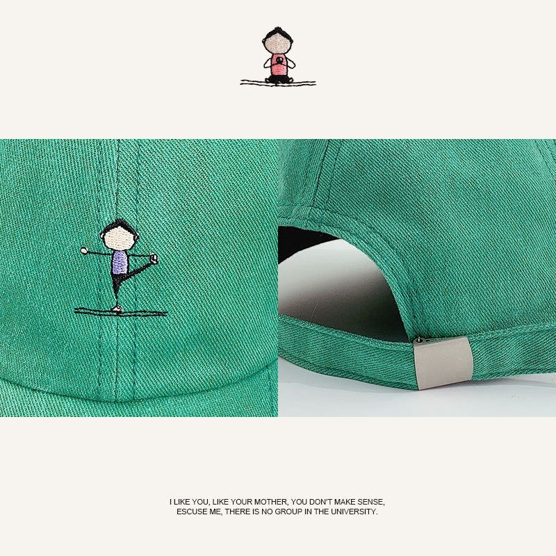 Liora Embroidered Cotton Cap