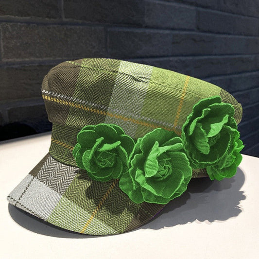 Seraphine Checkered Lady’s Hat